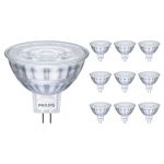 Mehrfachpackung 10x Philips Corepro LED Spot GU5.3 MR16 4.4W 390lm 36D - 840 Kaltweiß | Ersatz für 35W