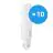 Lot 10x Philips Corepro PL-C LED 6.5W 600lm - 830  | Remplacement 18W