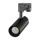 Spot LED Sur Rail 3 Phases  Eco Aluminium Noir 20W 1970lm 36D - 830 Blanc Chaud | UGR 